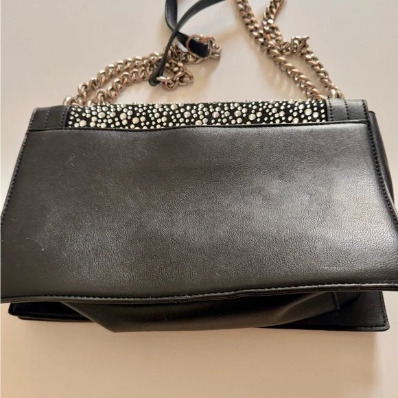 INC Sparkling Flap Crossbody Shoulder Bag with Chain strap - Picture 6 of 7